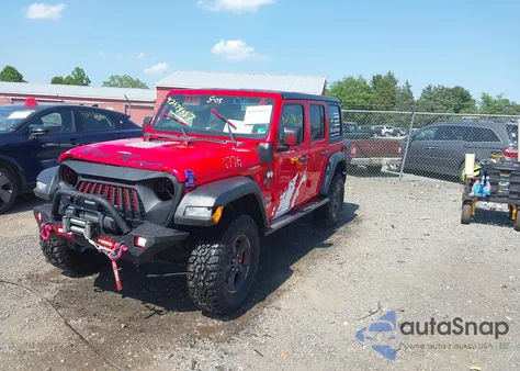 2019 Jeep Wrangler Unlimited Sport S 4X4 из США, поврежденный, VIN 1C4HJXDG9KW649375
